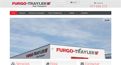 Desktop Screenshot of furgotrayler.com