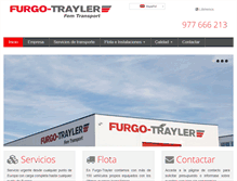 Tablet Screenshot of furgotrayler.com
